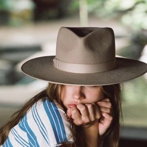 Lack Of Color Zulu Rancher Wool Hat Sand Small